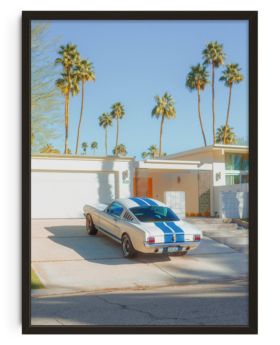 Mustang Paradise contemporary wall art print by Deston Isas - sold by DROOL