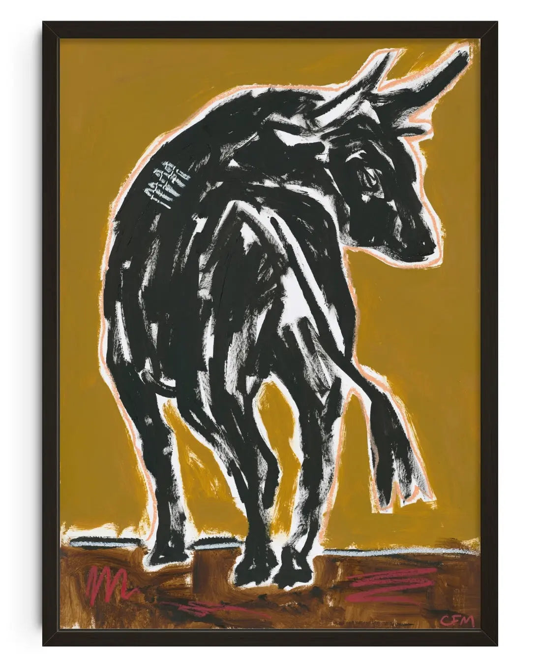 Turn Back contemporary art print by Caitlin Flood-Molyneux - sold by DROOL