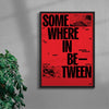SOMEWHERE IN BETWEEN contemporary wall art print by Brad Mead - sold by DROOL