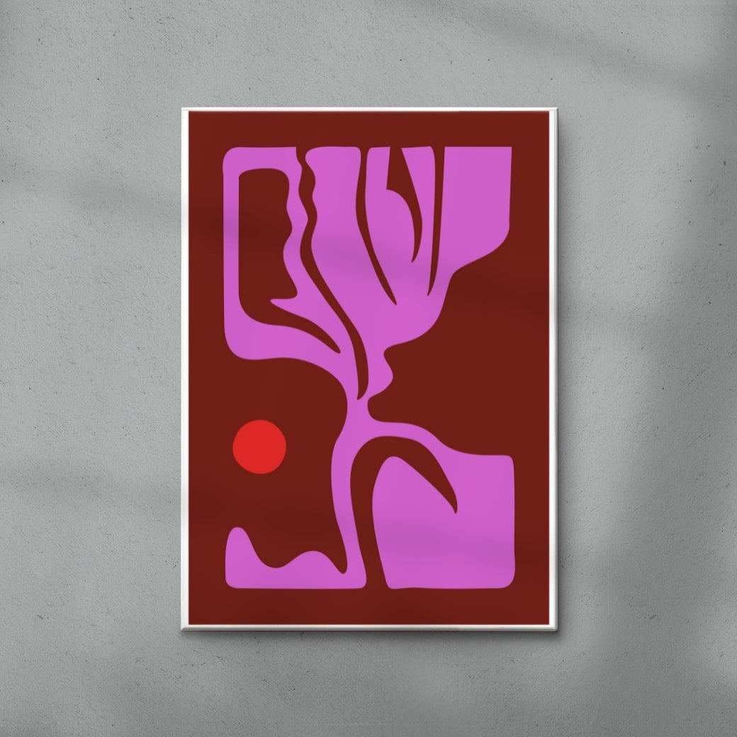 Wabi Sabi contemporary wall art print by Kim Van Vuuren - sold by DROOL