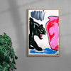 Bound contemporary wall art print by Caitlin Flood-Molyneux - sold by DROOL