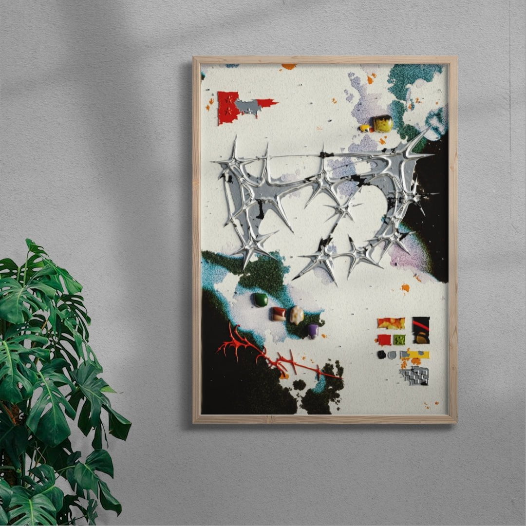 Cold Constellations contemporary wall art print by Kitasavi - sold by DROOL
