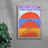 VARIATIONS ON A STAR contemporary wall art print by Ricardo Schultz Ferraro - sold by DROOL