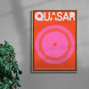 Quasar contemporary wall art print by John Schulisch - sold by DROOL