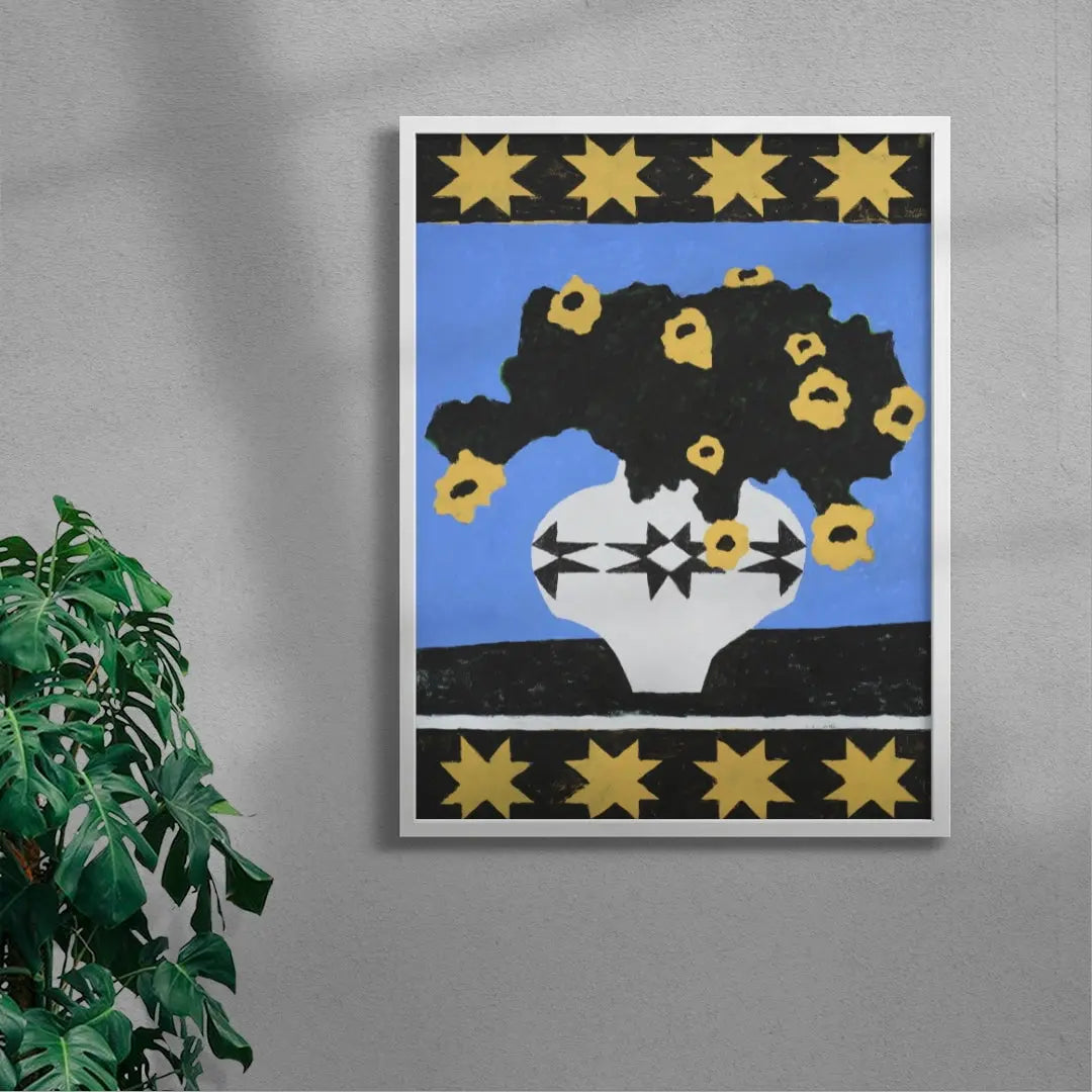 Avery Vase contemporary wall art print by Colby Edwards - sold by DROOL