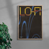 Lo-fi contemporary wall art print by Henry M. - sold by DROOL