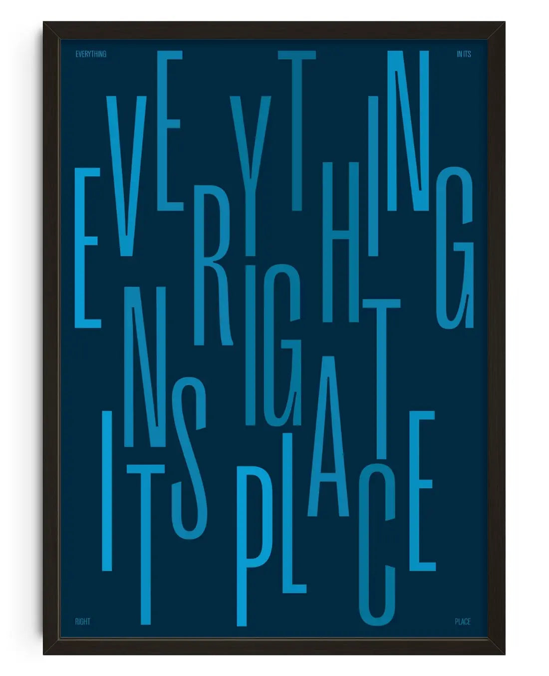 Everything in its right place contemporary art print by Linus Lohoff - sold by DROOL