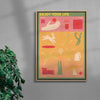 Enjoy Your Life contemporary wall art print by Imo Sinclair - sold by DROOL