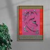 Zhao Dai 5 Year Anniversary contemporary wall art print by MENSLIES - sold by DROOL