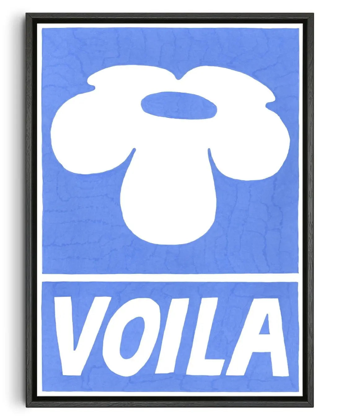 Voila contemporary wall art print by Sara Cristina Moser - sold by DROOL