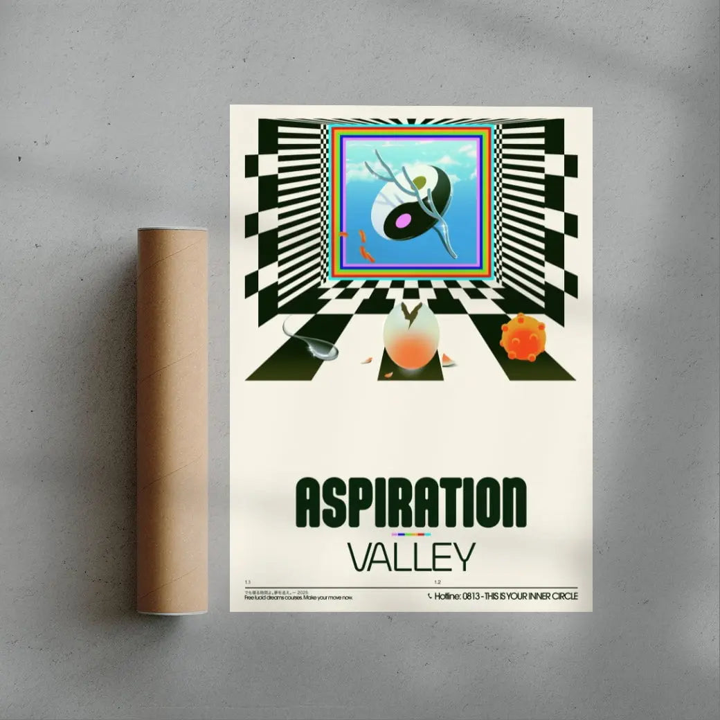 Aspiration Valley contemporary wall art print by Sandro Rybak - sold by DROOL