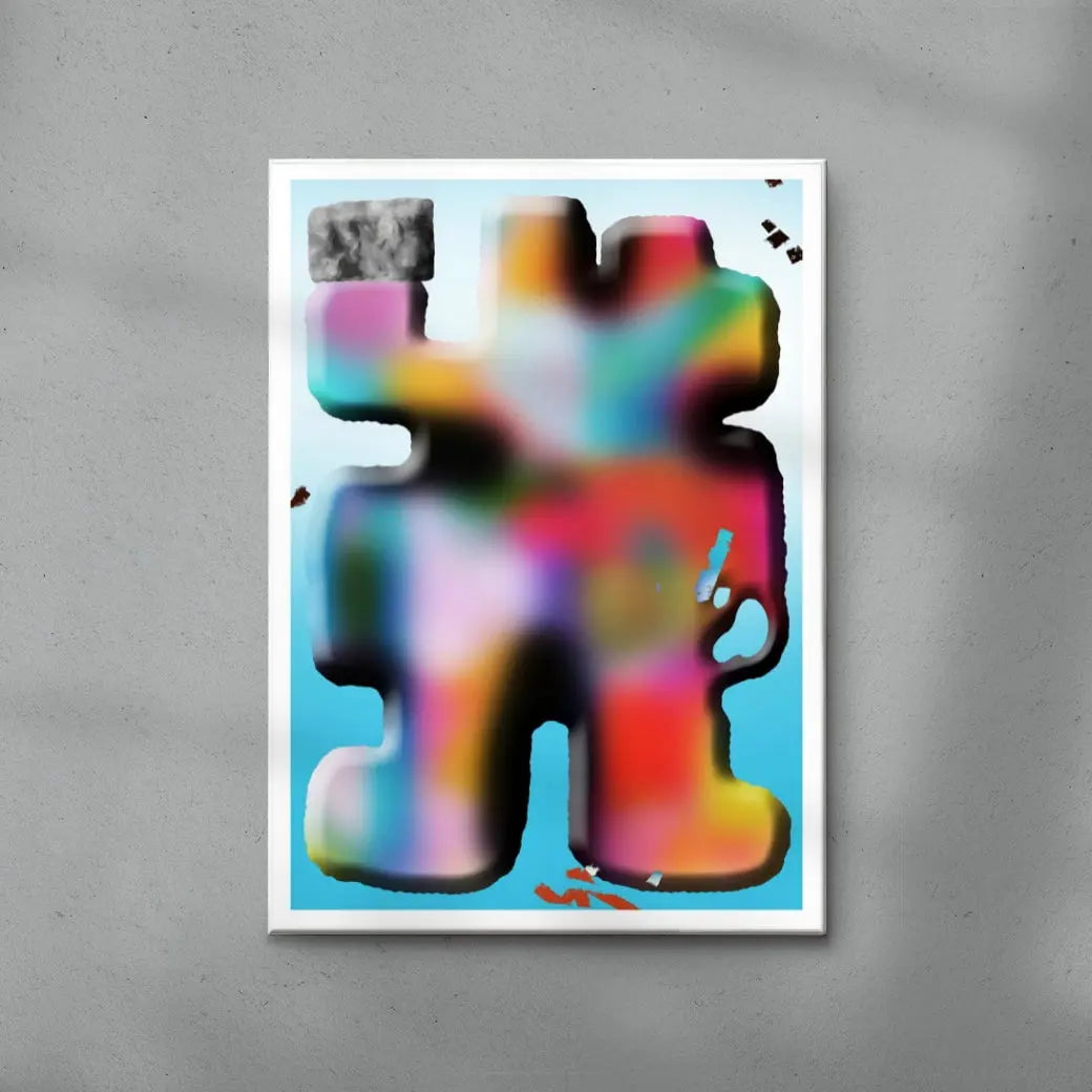 The Stone Finder contemporary wall art print by Jorge Santos - sold by DROOL