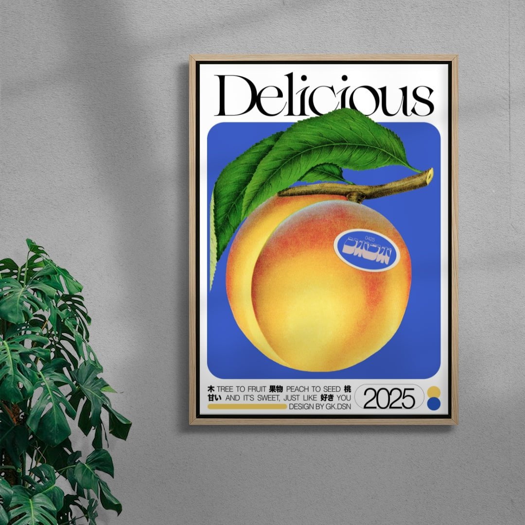 Delicious contemporary wall art print by George Kempster - sold by DROOL