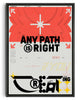 Bild in Galerie-Viewer laden, Any Path Is Right contemporary wall art print by MEDG - sold by DROOL