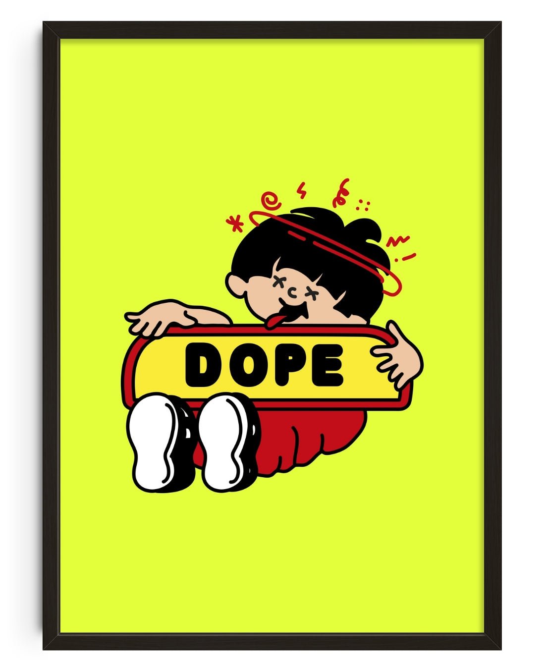 Dope contemporary wall art print by Ignorance1 - sold by DROOL