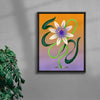 Passiflore contemporary wall art print by Milena Bucholz - sold by DROOL