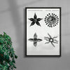 cyclical beings contemporary wall art print by Imo Sinclair - sold by DROOL