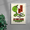 The Cobra Den contemporary wall art print by Othman Zougam - sold by DROOL