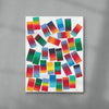 Dandelion Seeds contemporary wall art print by Amber Vittoria - sold by DROOL