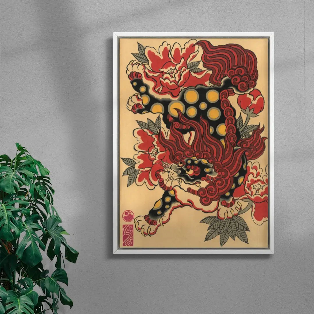 Karajishi & Peonies