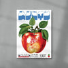 Red Apple contemporary wall art print by George Kempster - sold by DROOL