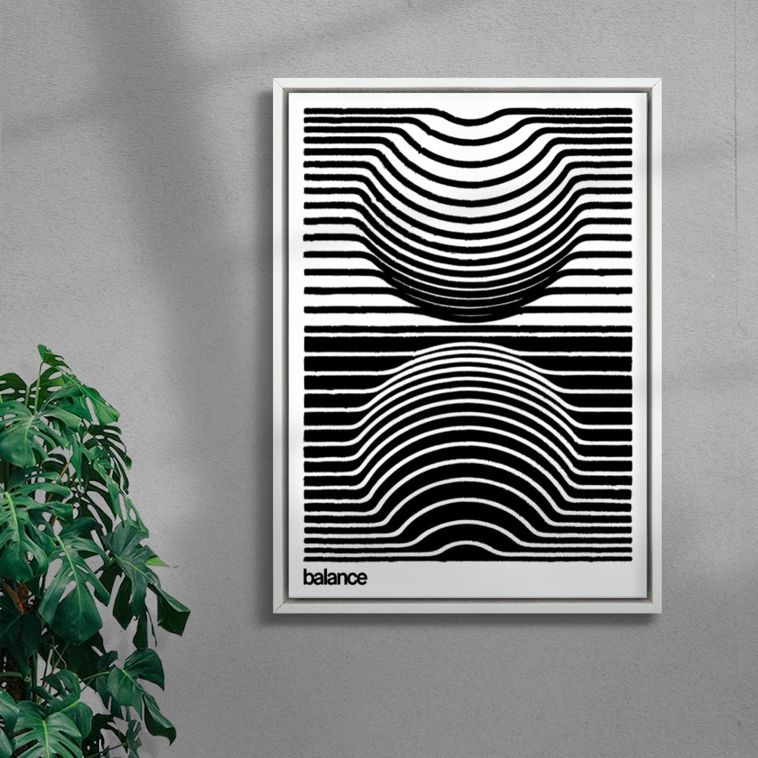 Harmonic Balance contemporary wall art print by Adam Foster - sold by DROOL