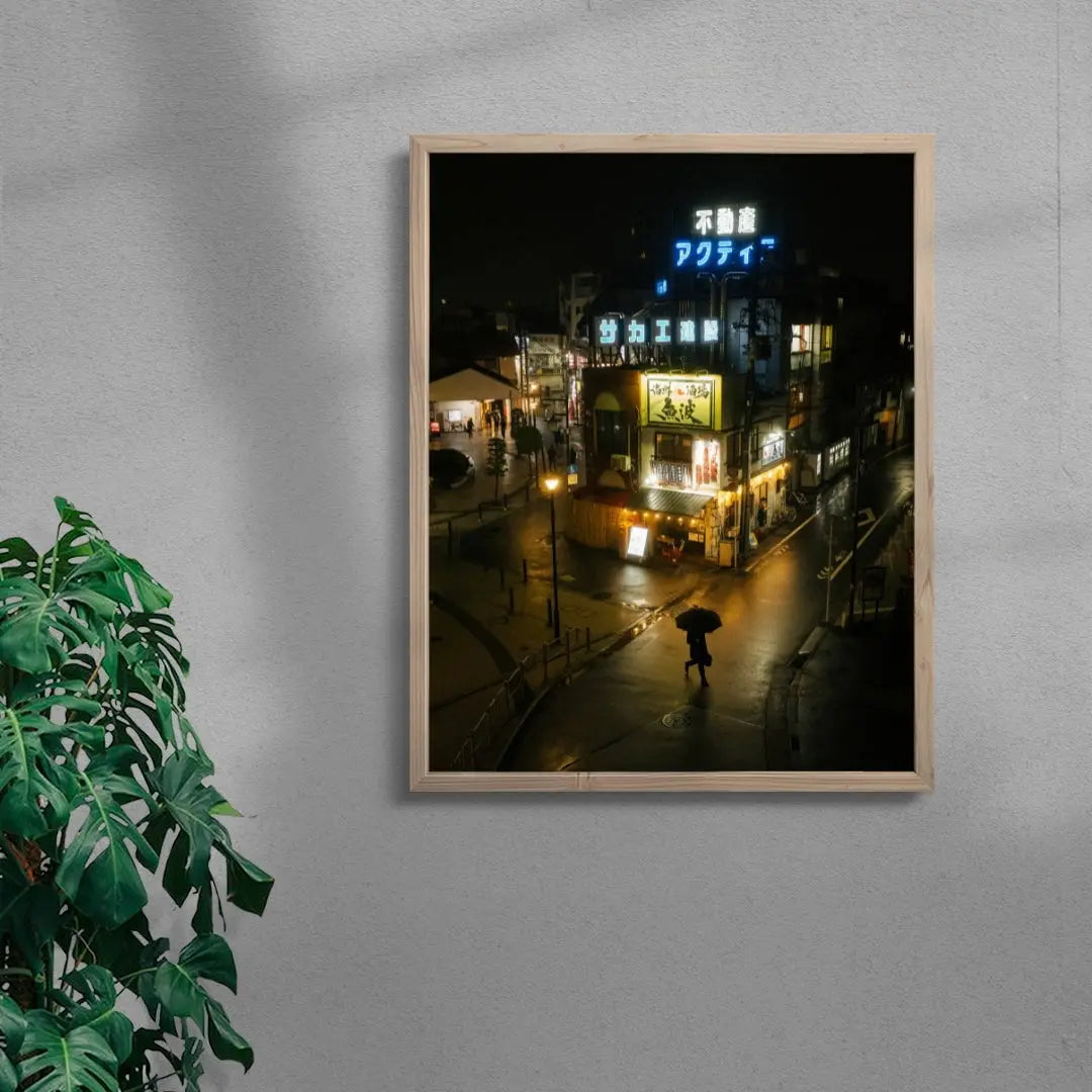 Nights in Japan contemporary wall art print by Tyler Glass - sold by DROOL