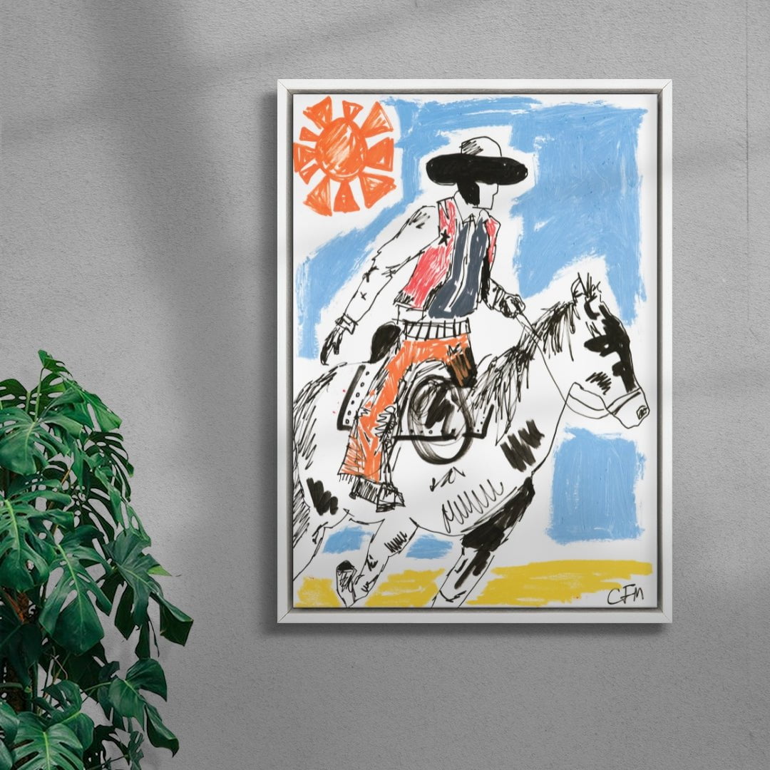 Rapid contemporary wall art print by Caitlin Flood-Molyneux - sold by DROOL