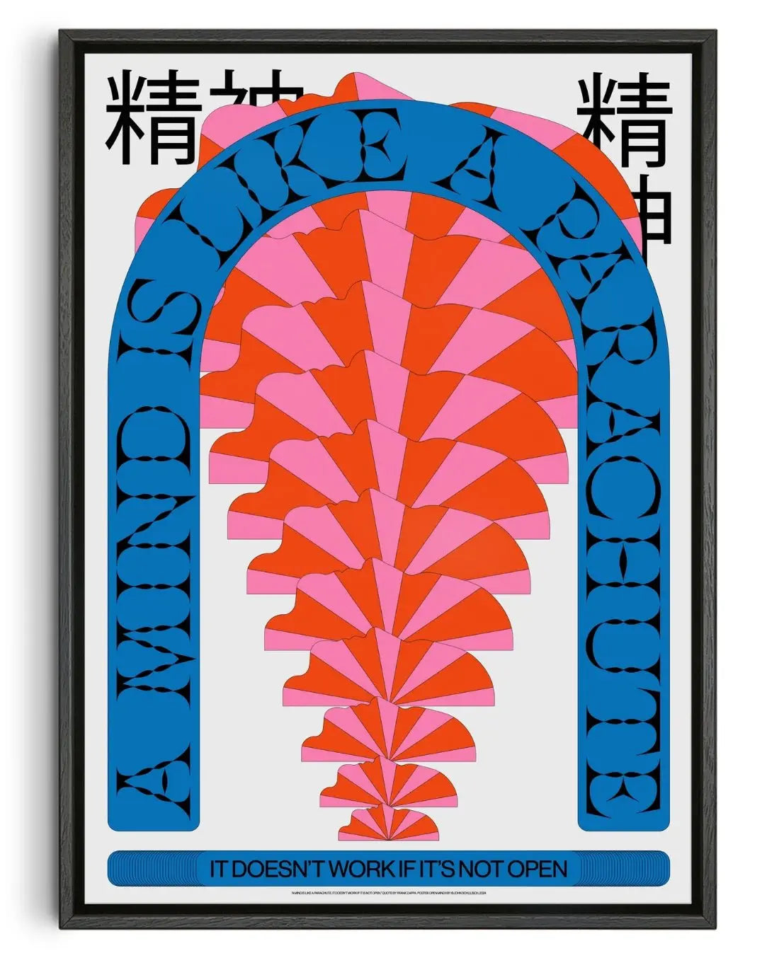 Open Mind II (Keep Your Mind Open) contemporary wall art print by John Schulisch - sold by DROOL