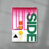 Upside contemporary wall art print by Sheyi Adebayo - sold by DROOL