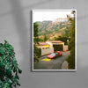 Countach in Hollywood contemporary wall art print by Chazzydawg - sold by DROOL