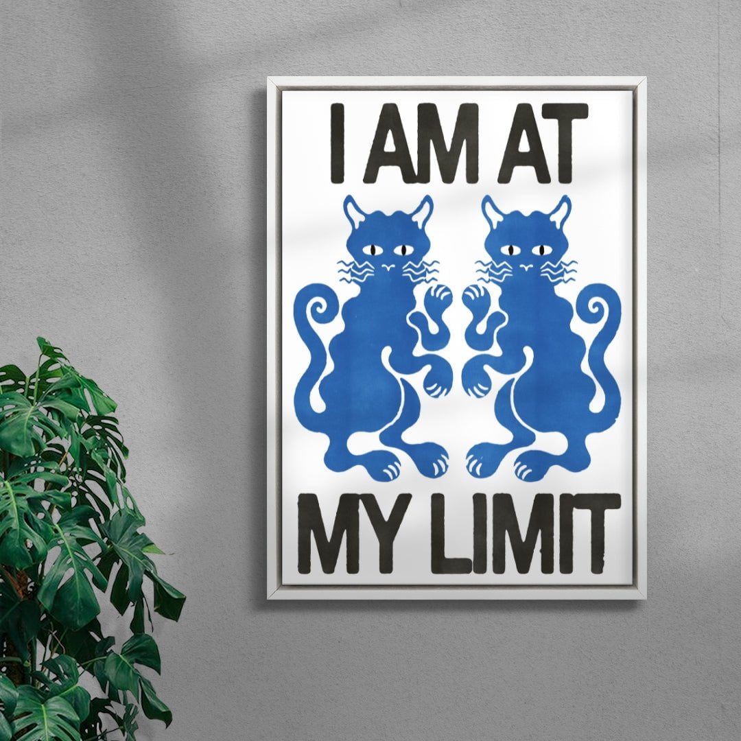 At my Limit contemporary wall art print by Alexander Khabbazi - sold by DROOL