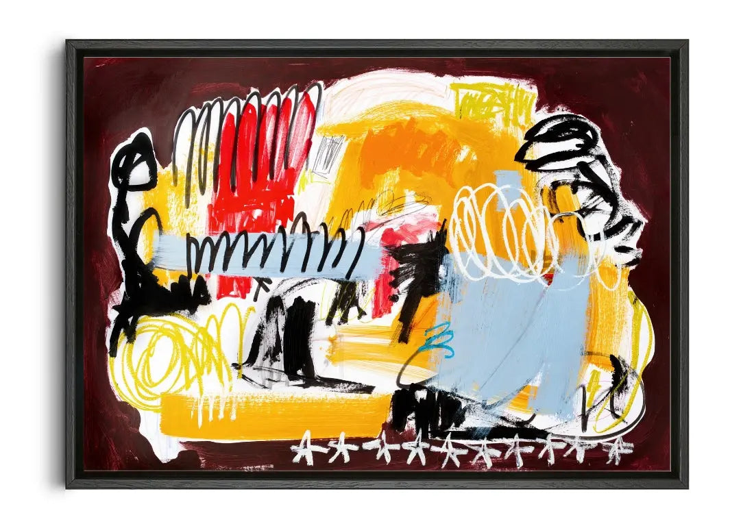 Seasons contemporary canvas print by Caitlin Flood-Molyneux - sold by DROOL