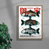 Gosanke contemporary wall art print by Othman Zougam - sold by DROOL