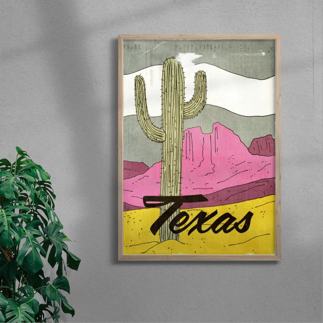 Retro Texas Desert