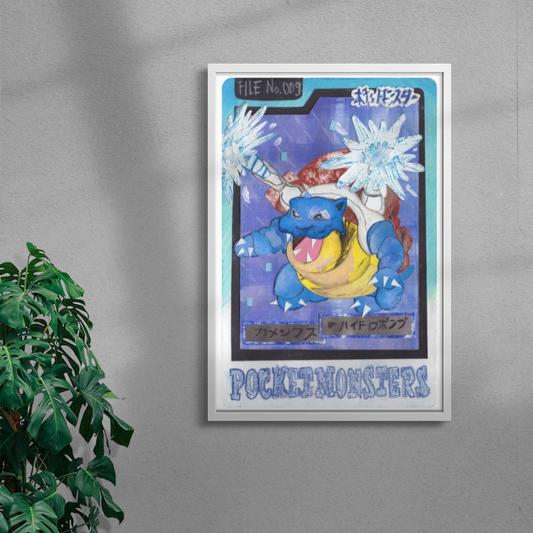 Blue (1996) contemporary wall art print by David Heo - sold by DROOL