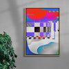 Virtual World contemporary wall art print by Roman Post. - sold by DROOL