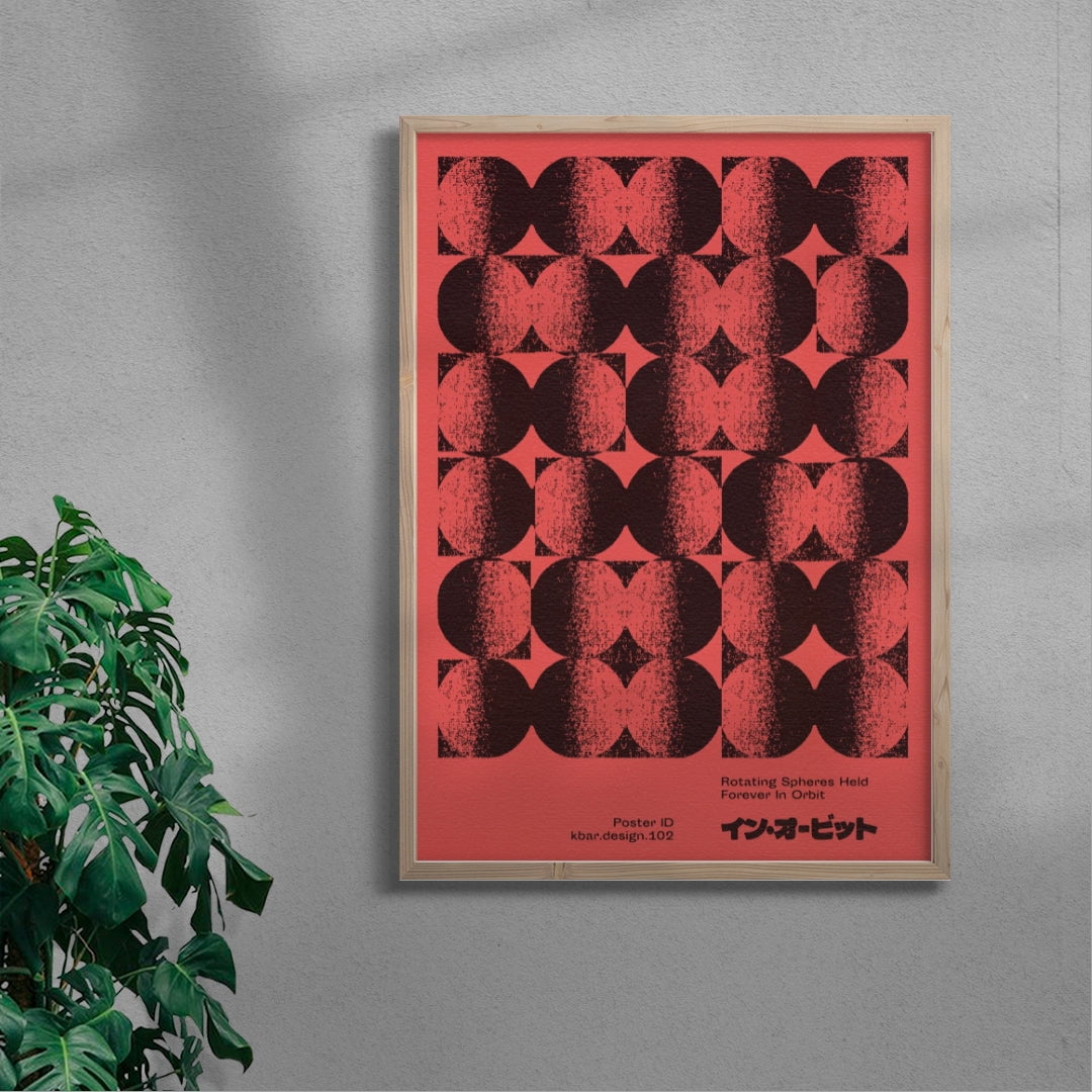 In Orbit contemporary wall art print by Alexander Khabbazi - sold by DROOL