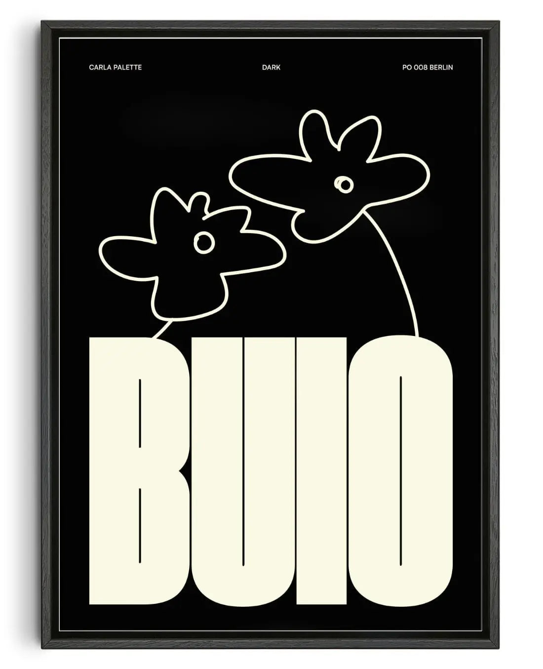 BUIO contemporary wall art print by Carla Palette - sold by DROOL