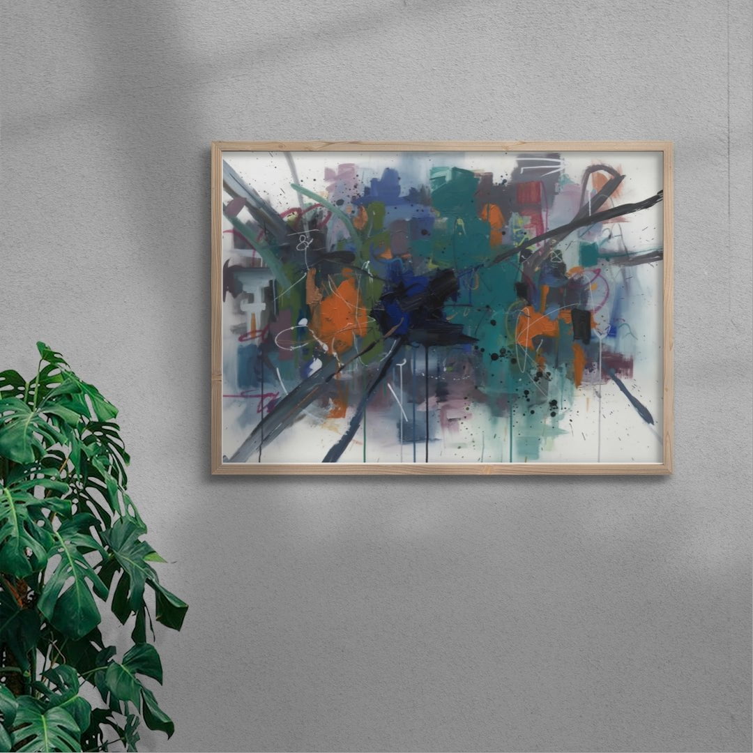 Disorder contemporary wall art print by Dom Russo - sold by DROOL