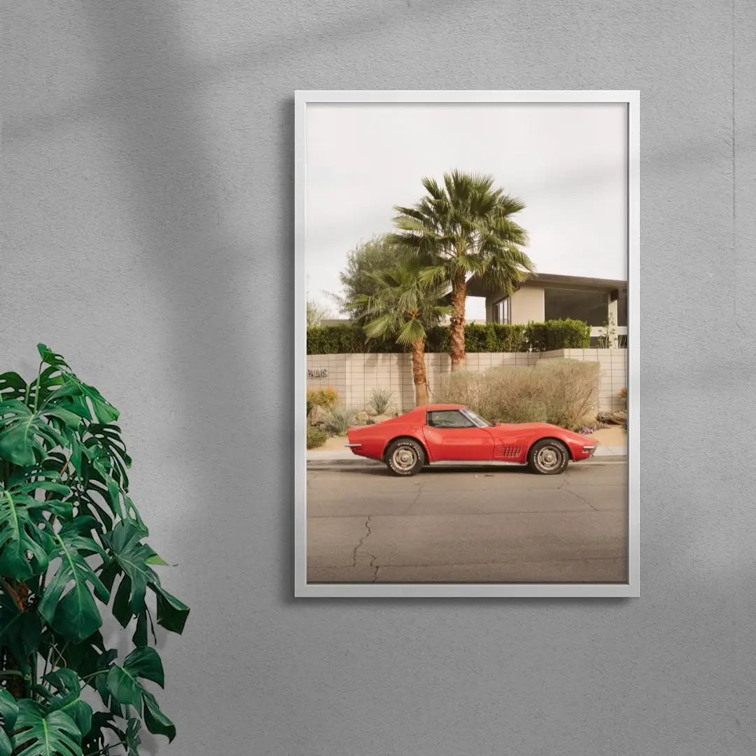 Corvette contemporary wall art print by Steven Clouse - sold by DROOL