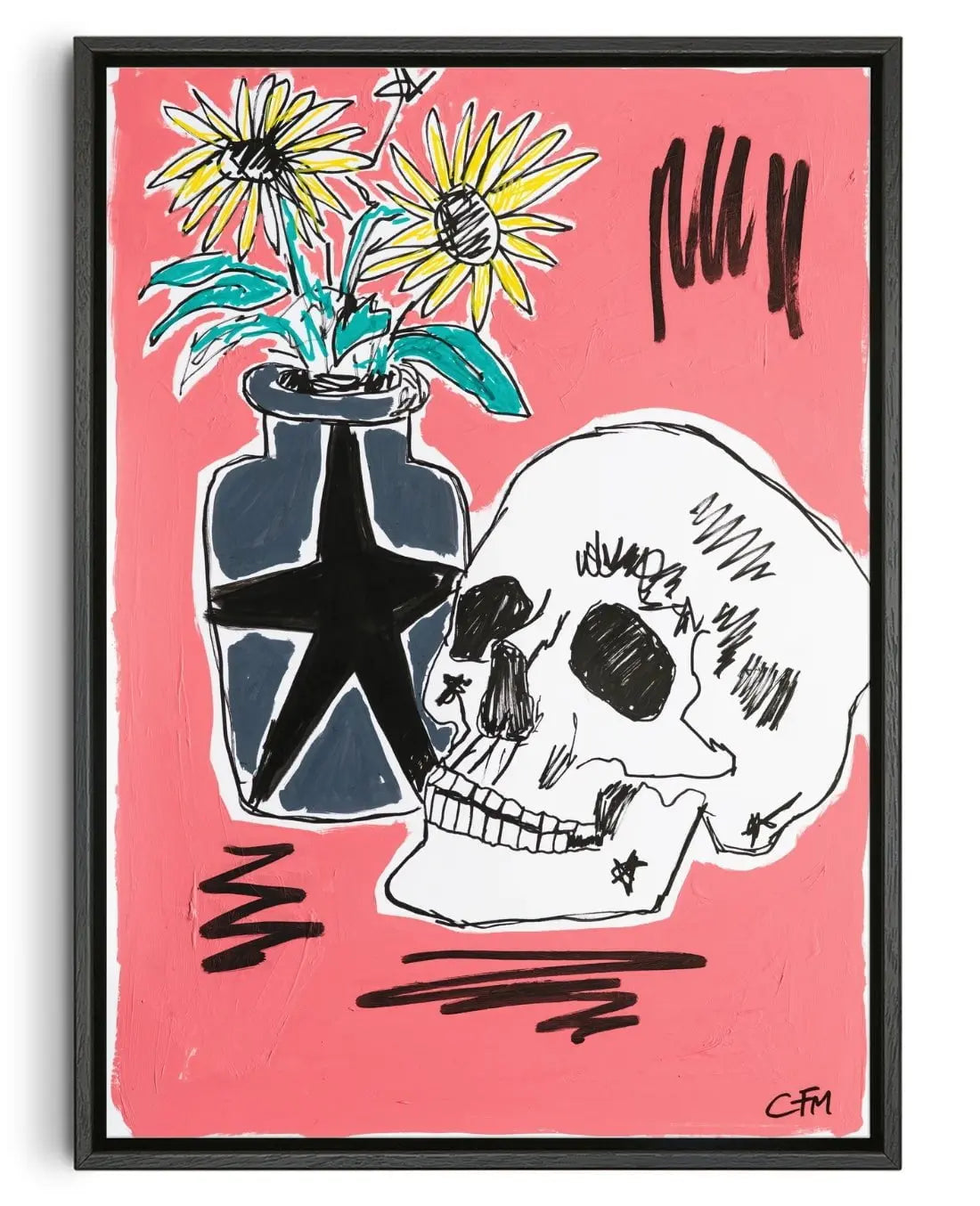 Certainty contemporary wall art print by Caitlin Flood-Molyneux - sold by DROOL