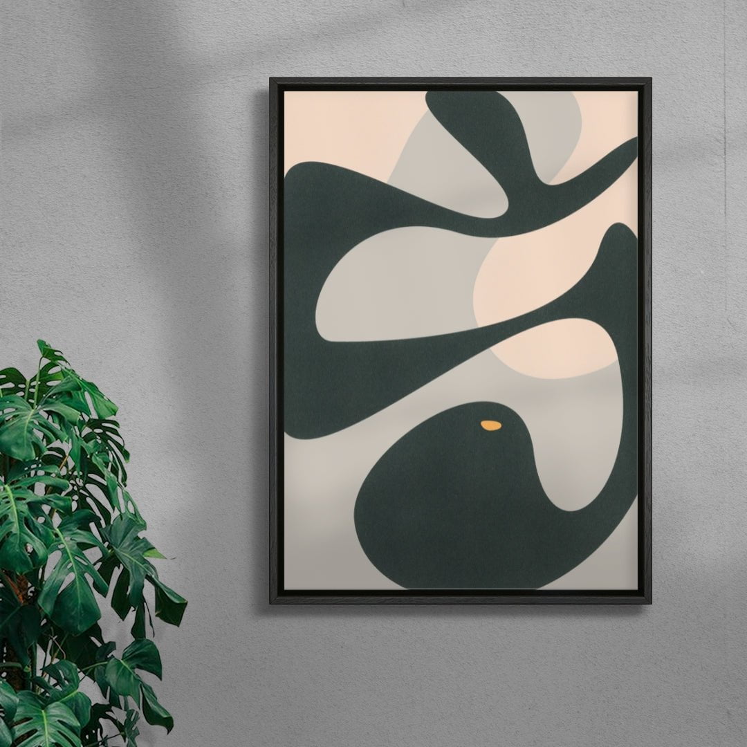 Moss contemporary wall art print by frisk - sold by DROOL