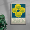 PEACE contemporary wall art print by Imo Sinclair - sold by DROOL