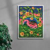 Mr. Spider contemporary wall art print by Paulina Almira - sold by DROOL