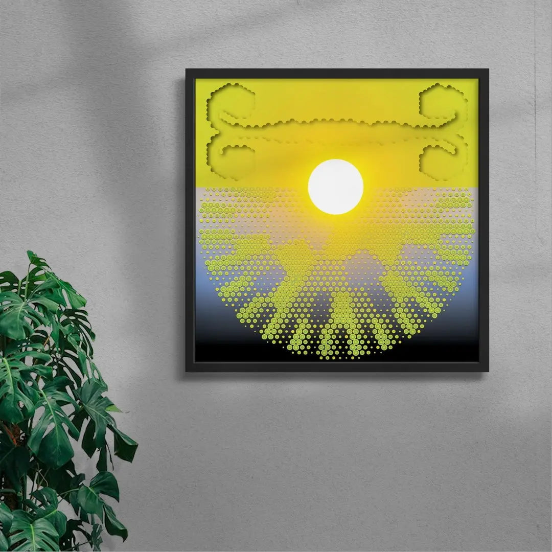 Sacral contemporary wall art print by Klara Troost - sold by DROOL