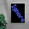 Poster 148 - Ignore contemporary canvas art print by Gang Buron-Yi - sold by DROOL
