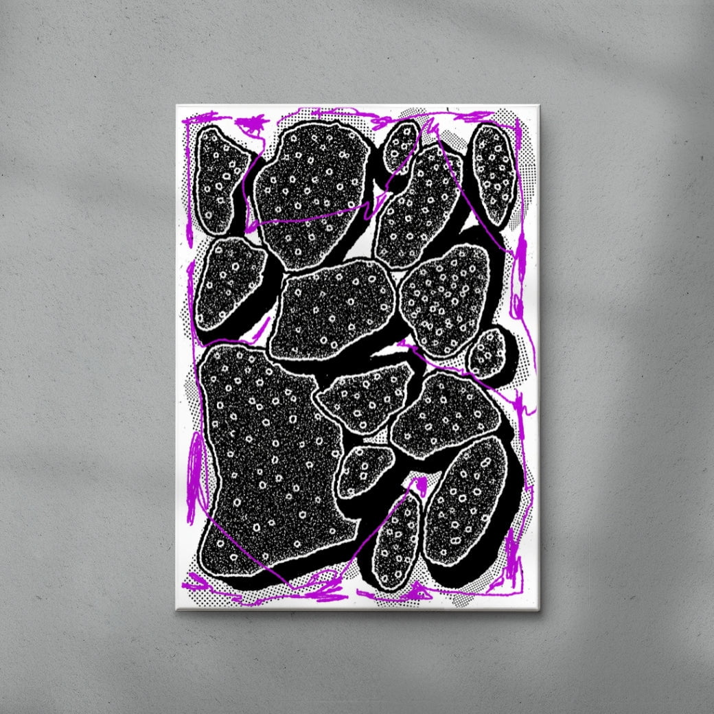 Sauce contemporary wall art print by Jorge Santos - sold by DROOL