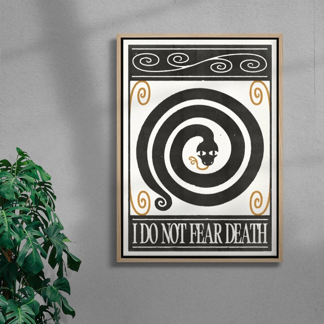 Do Not Fear contemporary wall art print by Alexander Khabbazi - sold by DROOL