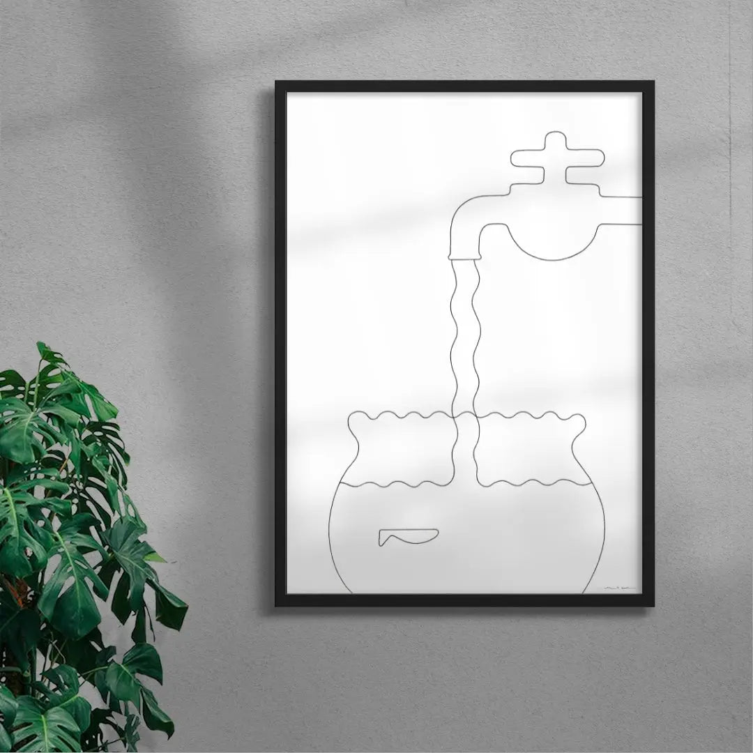 pet contemporary wall art print by CHIAKI KOBAYASHI - sold by DROOL